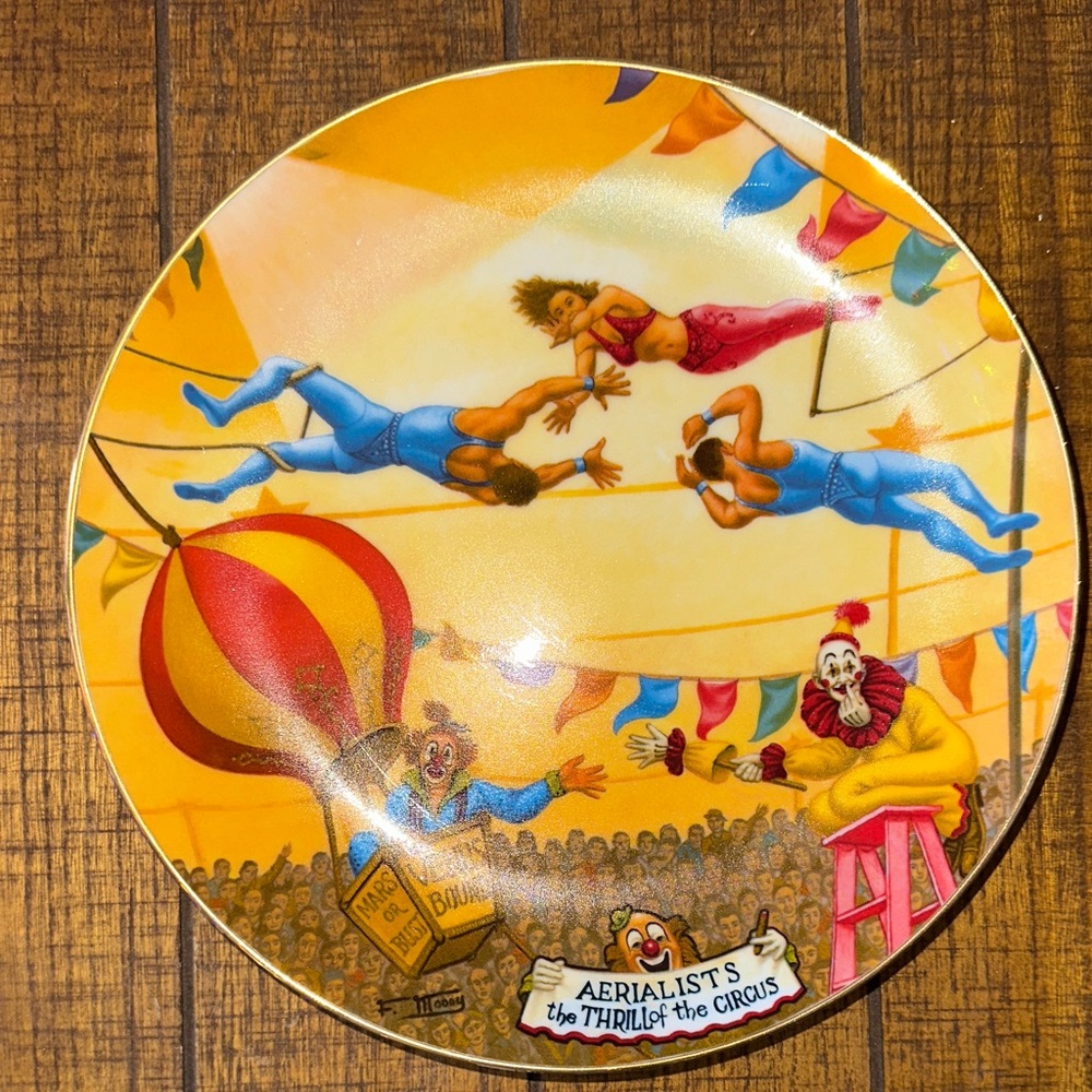 Circus Aerialist Decorative Plate